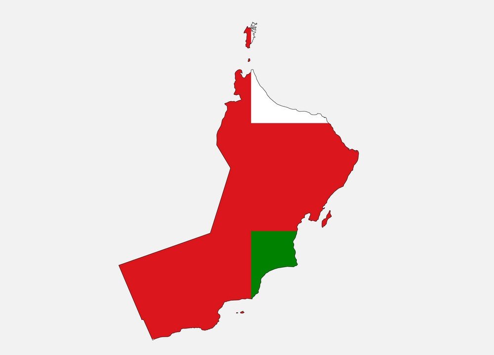 oman map flag vector 37203